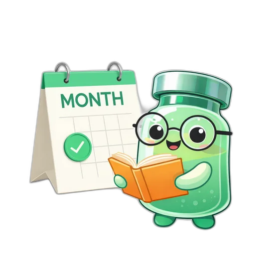 monthly audit calendar with approved report folders