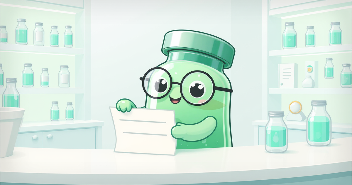 fda reclassification mascot at pharmacy counter verifying compliance