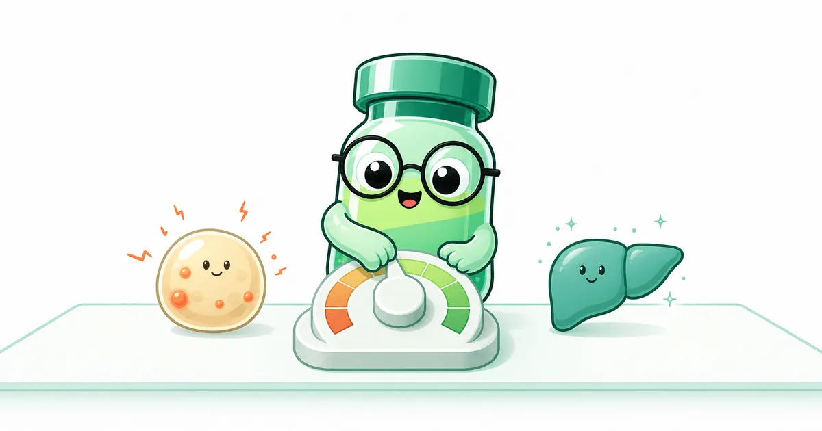 amlexanox peptide vial mascot illustration