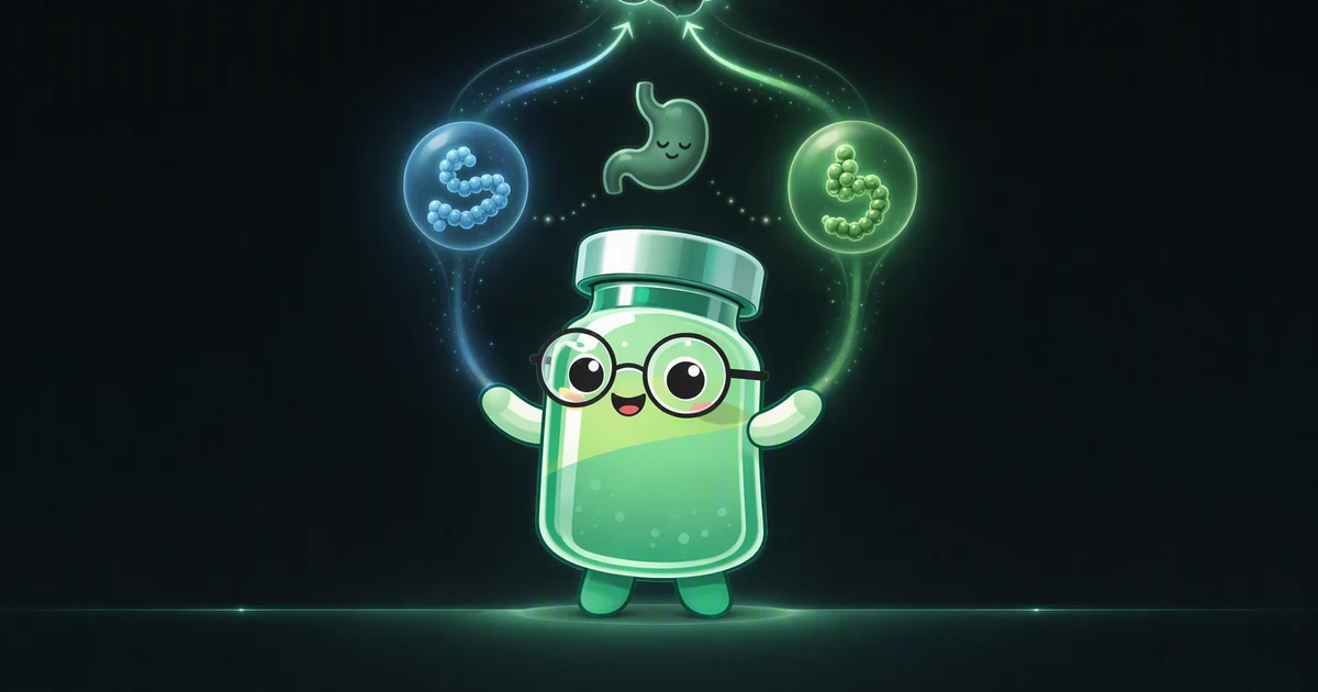 Cagrilintide peptide vial mascot illustration