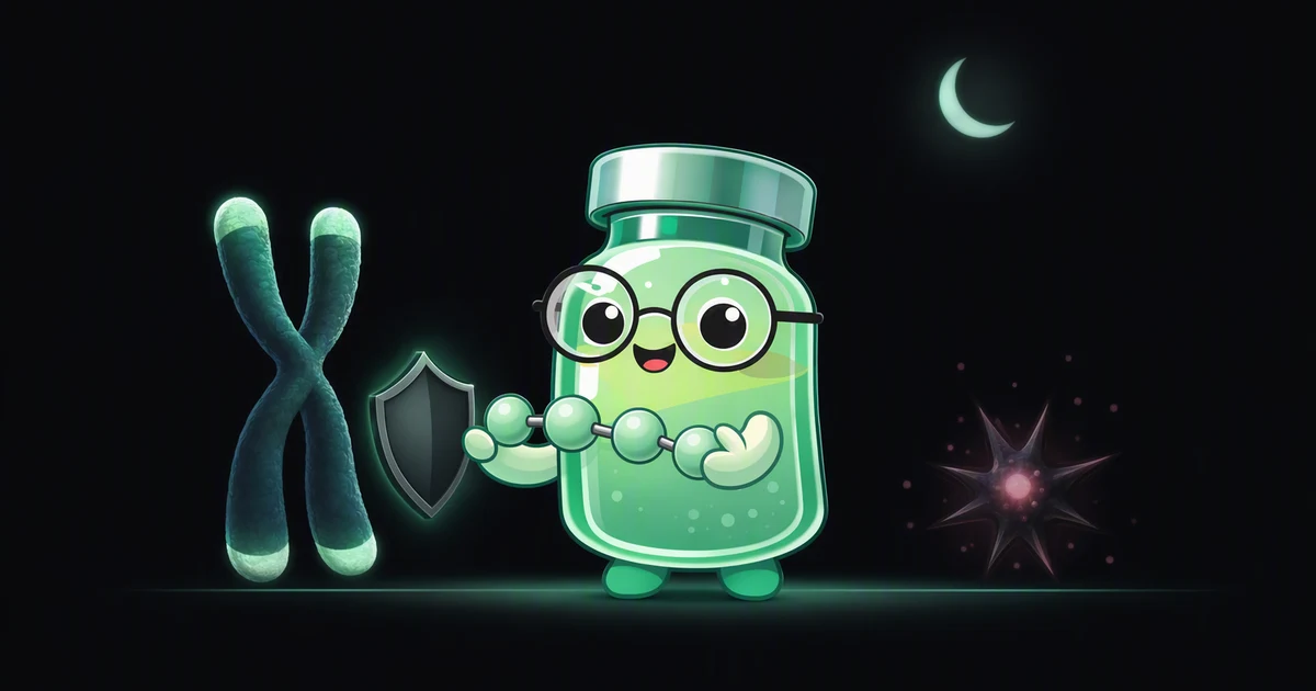 Epitalon peptide vial mascot illustration