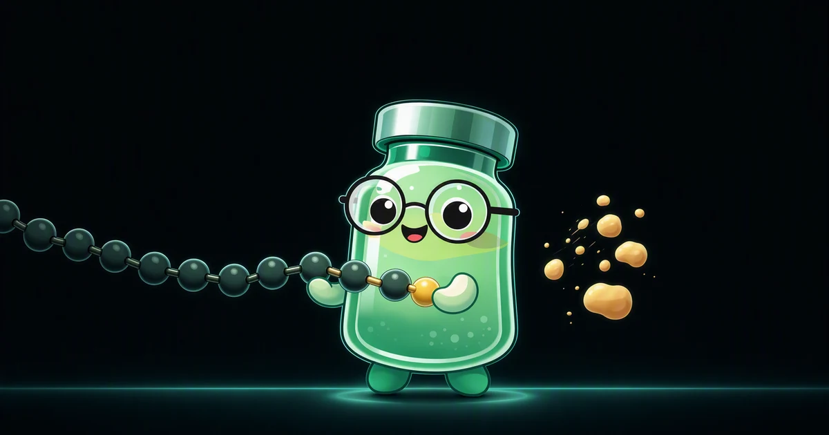 Fragment 176-191 peptide vial mascot illustration
