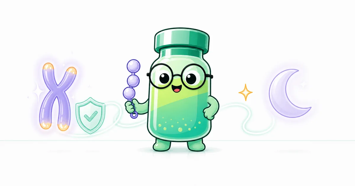 epitalon peptide vial mascot illustration