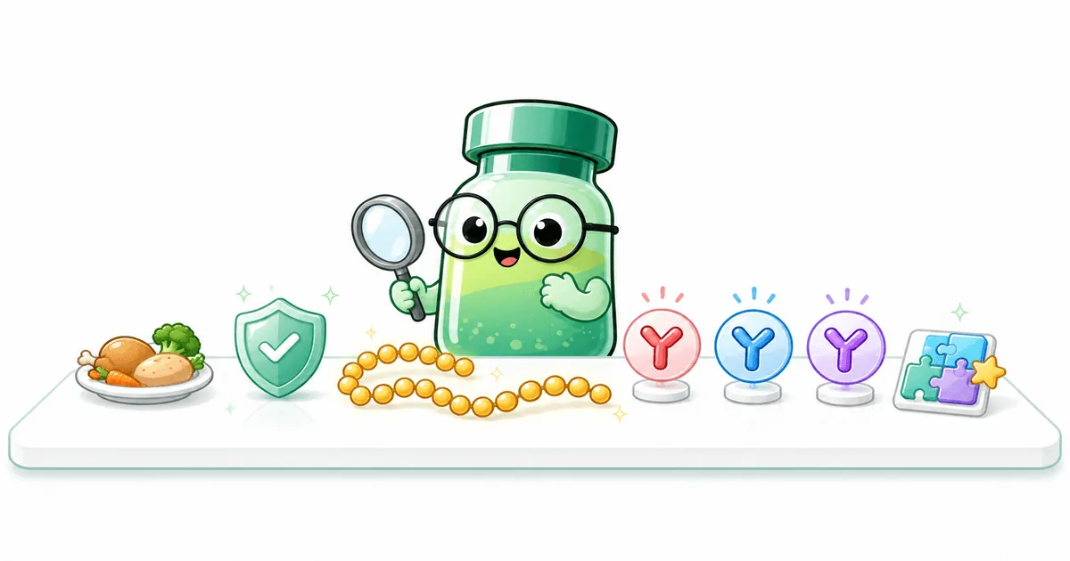neuropeptide Y peptide vial mascot illustration